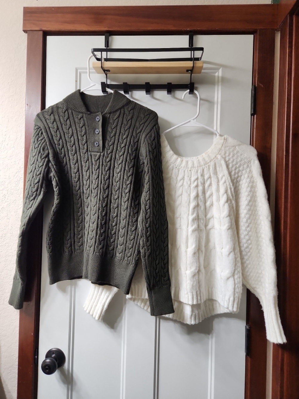 Olive & Oak Olive Cable-Knit Sweaters